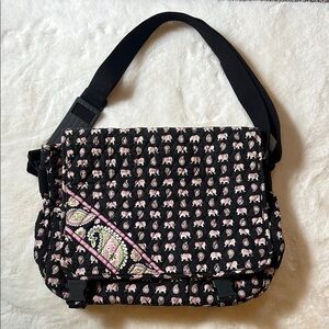 Vera Bradley Elephant Paisley Quilted Shoulder Bag